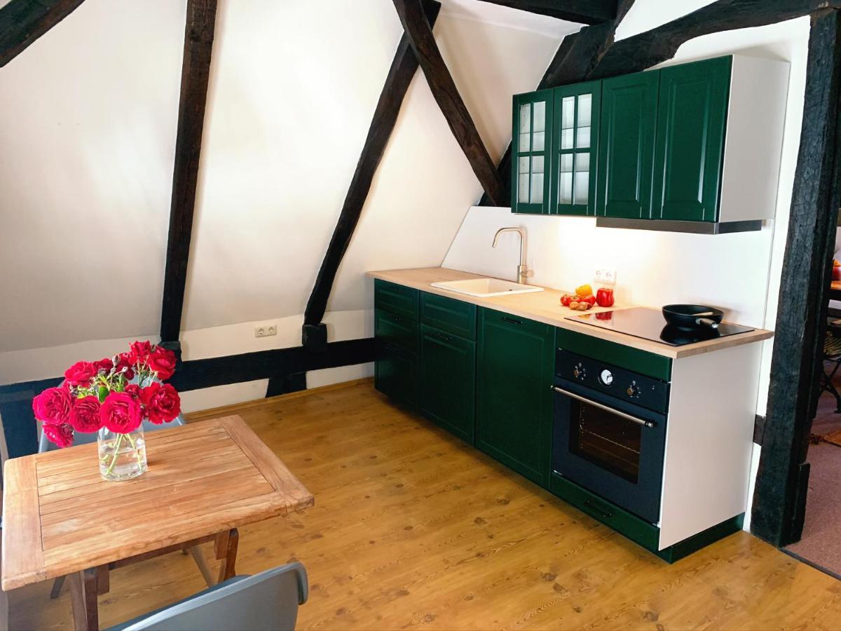 Historische Ferienwohnung Mit Kamin In Lich Kültér fotó
