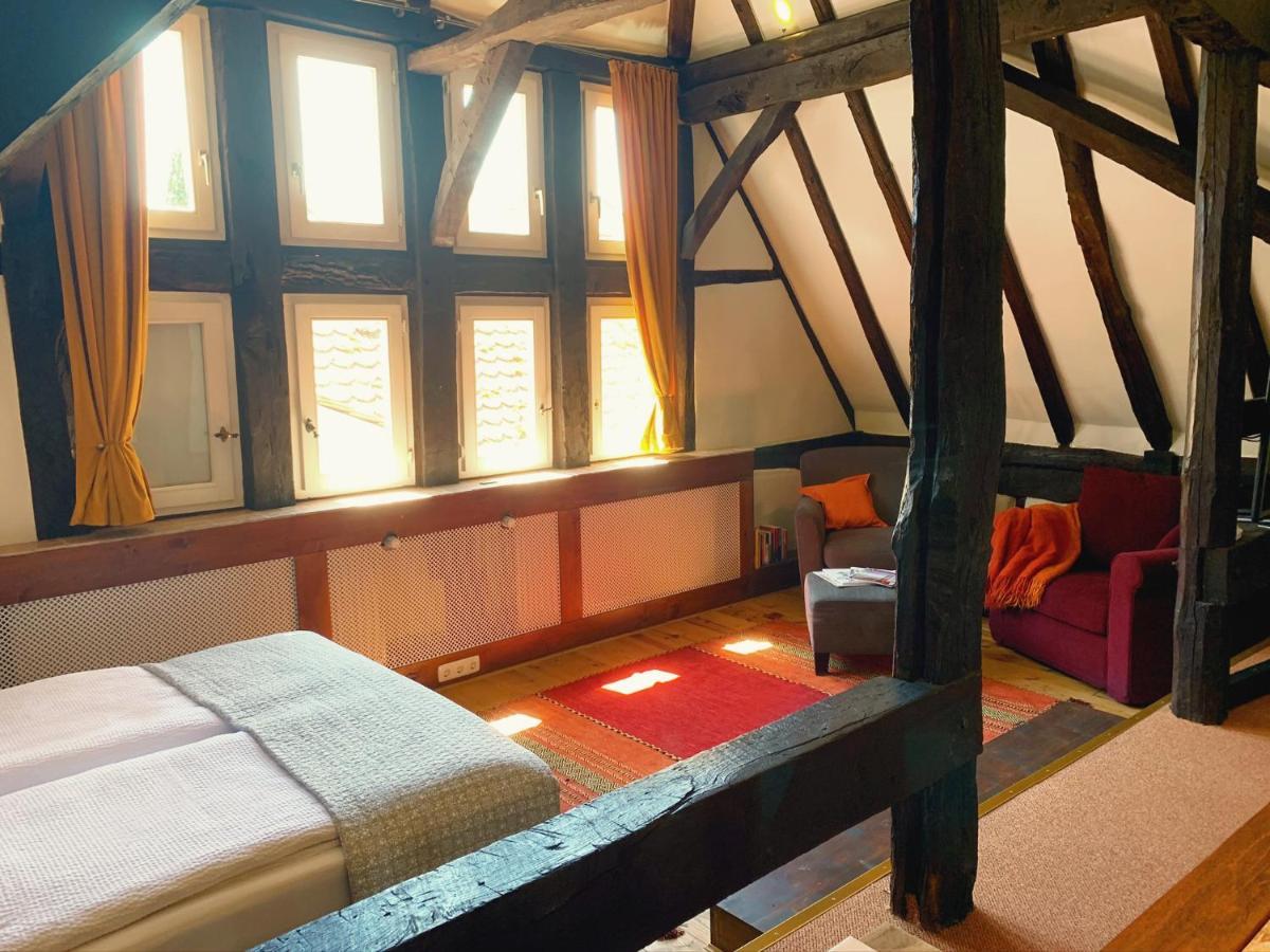 Historische Ferienwohnung Mit Kamin In Lich Kültér fotó