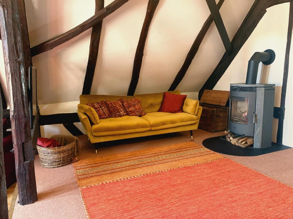 Historische Ferienwohnung Mit Kamin In Lich Kültér fotó