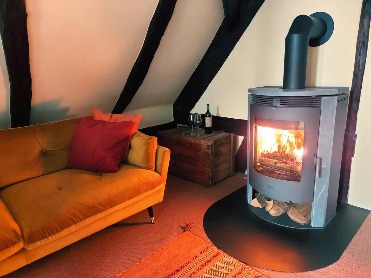 Historische Ferienwohnung Mit Kamin In Lich Kültér fotó