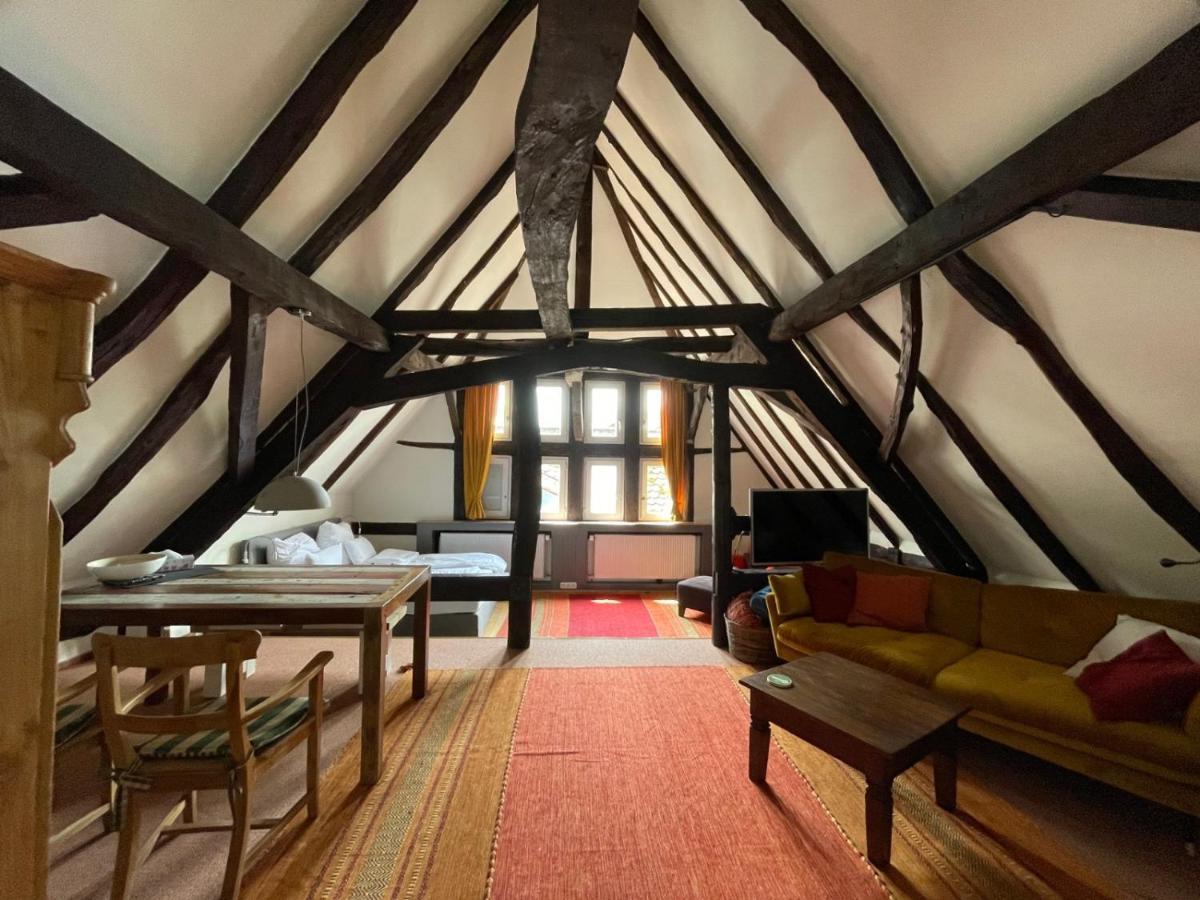 Historische Ferienwohnung Mit Kamin In Lich Kültér fotó